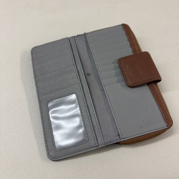Fossil Womens Leather Wallet Multi Color Preowned - Picture 5 of 7